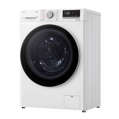 Пральна машина LG фронтальна, 8.5кг, 1200, A+++, 48см, дисплей, пара, інвертор, білий (F2V5GS0WW)
