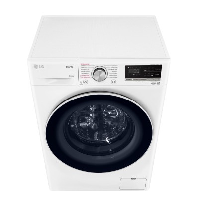 Пральна машина LG фронтальна, 8.5кг, 1200, A+++, 48см, дисплей, пара, інвертор, білий (F2V5GS0WW)