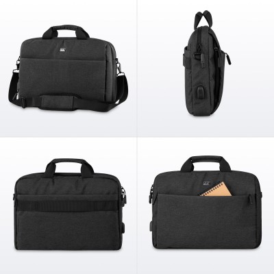 Сумка 2E, Melange 16", чорна (2E-CBN9265BK)