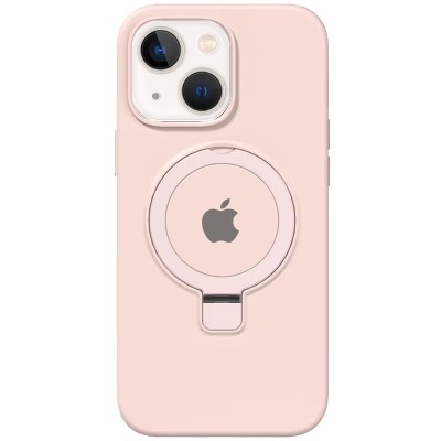 Чохол Silicone Case Full Protective with Ring для Apple iPhone 15 (6.1") Pink Чохол Silicone Case Full Protective with Ring для Apple iPhone 15 (6.1") Pink