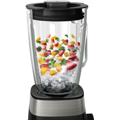 Блендер Philips стаціонарний Series 5000, 800Вт, чаша-2000мл, скло, чорний (HR2228/90) Блендер Philips стаціонарний Series 5000, 800Вт, чаша-2000мл, скло, чорний (HR2228/90)
