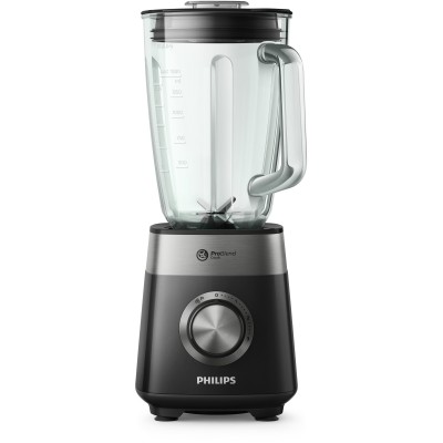 Блендер Philips стаціонарний Series 5000, 800Вт, чаша-2000мл, скло, чорний (HR2228/90) Блендер Philips стаціонарний Series 5000, 800Вт, чаша-2000мл, скло, чорний (HR2228/90)