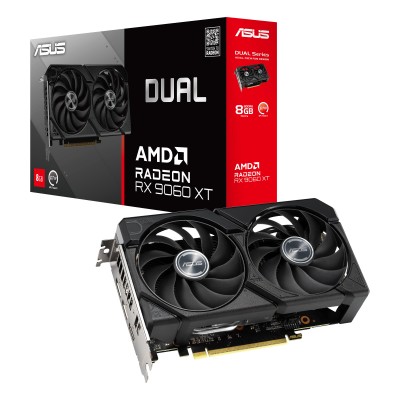 Вiдеокарта ASUS Radeon RX 9060 XT 8GB GDDR6 DUAL-RX9060XT-8G (90YV0MI1-M0NA00)