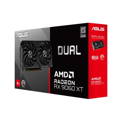 Вiдеокарта ASUS Radeon RX 9060 XT 8GB GDDR6 DUAL-RX9060XT-8G (90YV0MI1-M0NA00)