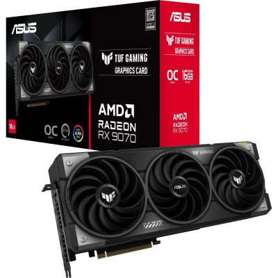 Вiдеокарта ASUS Radeon RX 9070 16GB GDDR6 OC TUF-RX9070-O16G-GAMING (90YV0LI0-M0NA00) Вiдеокарта ASUS Radeon RX 9070 16GB GDDR6 OC TUF-RX9070-O16G-GAMING (90YV0LI0-M0NA00)