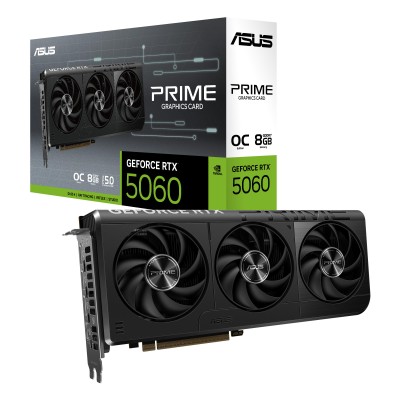 Відеокарта ASUS GeForce RTX 5060 8 GB GDDR7 OC PRIME-RTX5060-O8G (90YV0N10-M0NA00)