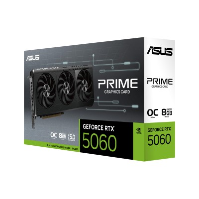 Відеокарта ASUS GeForce RTX 5060 8 GB GDDR7 OC PRIME-RTX5060-O8G (90YV0N10-M0NA00)