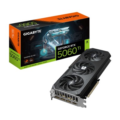 Відеокарта GIGABYTE GeForce RTX 5060 Ti 8GB GDDR7 GAMING OC (GV-N506TGAMING_OC-8GD)