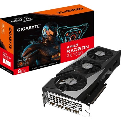 Відеокарта GIGABYTE Radeon RX 7600 8GB GDDR6 GAMING OC (GV-R76GAMING_OC-8GD)