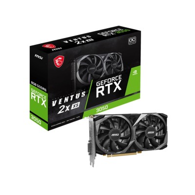 Відеокарта MSI GeForce RTX 3050 8GB GDDR6 VENTUS 2X XS OC (912-V809-4287) Відеокарта MSI GeForce RTX 3050 8GB GDDR6 VENTUS 2X XS OC (912-V809-4287)