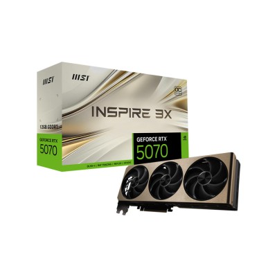 Відеокарта MSI GeForce RTX 5070 12GB GDDR7 INSPIRE 3X OC (912-V532-006)