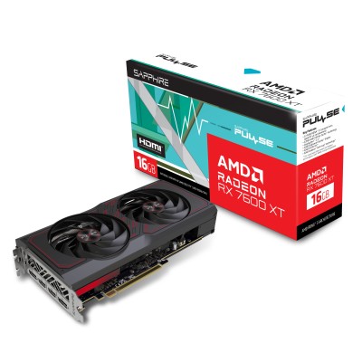 Відеокарта SAPPHIRE Radeon RX 7600 XT 16GB GDDR6 PULSE GAMING OC (11339-04-20G)
