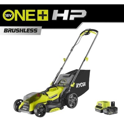 Газонокосарка акумуляторна Ryobi ONE+ HP RY18LMX33A-150 18В акб 1х5А·год 33см 30л 25-90мм 9.3кг Газонокосарка акумуляторна Ryobi ONE+ HP RY18LMX33A-150 18В акб 1х5А·год 33см 30л 25-90мм 9.3кг