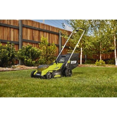 Газонокосарка акумуляторна Ryobi ONE+ HP RY18LMX33A-150 18В акб 1х5А·год 33см 30л 25-90мм 9.3кг Газонокосарка акумуляторна Ryobi ONE+ HP RY18LMX33A-150 18В акб 1х5А·год 33см 30л 25-90мм 9.3кг