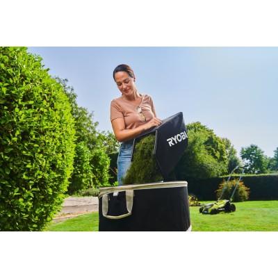 Газонокосарка акумуляторна Ryobi ONE+ HP RY18LMX33A-150 18В акб 1х5А·год 33см 30л 25-90мм 9.3кг Газонокосарка акумуляторна Ryobi ONE+ HP RY18LMX33A-150 18В акб 1х5А·год 33см 30л 25-90мм 9.3кг
