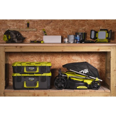 Газонокосарка акумуляторна Ryobi ONE+ HP RY18LMX33A-150 18В акб 1х5А·год 33см 30л 25-90мм 9.3кг Газонокосарка акумуляторна Ryobi ONE+ HP RY18LMX33A-150 18В акб 1х5А·год 33см 30л 25-90мм 9.3кг