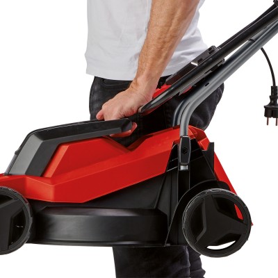 Газонокосарка електрична Einhell GC-EM 1000/32, 1000 Вт, 32 см, 20-70 мм, бак 30 л, до 300 м2, 7.91 кг Газонокосарка електрична Einhell GC-EM 1000/32, 1000 Вт, 32 см, 20-70 мм, бак 30 л, до 300 м2, 7.91 кг