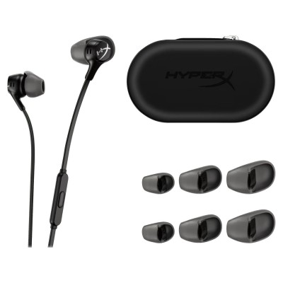 Гарнітура HyperX Cloud Earbuds II 3.5 мм Black (70N24AA)