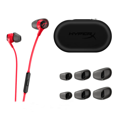 Гарнітура HyperX Cloud Earbuds II 3.5 мм Red (705L8AA)