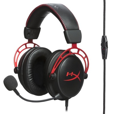 Гарнітура ігрова HyperX Cloud Alpha WL/USB-A, чорно-червоний (4P5D4AA)