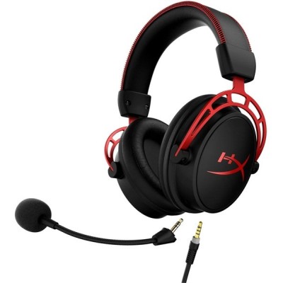 Гарнітура ігрова HyperX Cloud Alpha WL/USB-A, чорно-червоний (4P5D4AA)