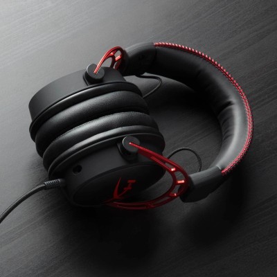 Гарнітура ігрова HyperX Cloud Alpha, mini-jack/dual 3.5мм, 1.2м/2м чорно-червоний (4P5L1AM)