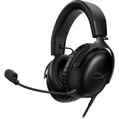 Гарнітура ігрова HyperX Cloud III, mini-jack/USB-A/USB-C, 1.2м/1.3м, чорний (727A8AA) Гарнітура ігрова HyperX Cloud III, mini-jack/USB-A/USB-C, 1.2м/1.3м, чорний (727A8AA)