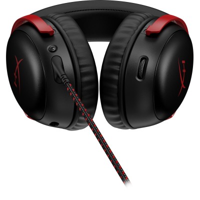 Гарнітура ігрова HyperX Cloud III, mini-jack/USB-A/USB-C, 1.2м/1.3м, чорно-червоний (727A9AA) Гарнітура ігрова HyperX Cloud III, mini-jack/USB-A/USB-C, 1.2м/1.3м, чорно-червоний (727A9AA)