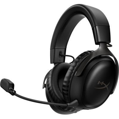 Гарнітура ігрова HyperX Cloud III, WL/USB-A/USB-C, чорний (77Z45AA) Гарнітура ігрова HyperX Cloud III, WL/USB-A/USB-C, чорний (77Z45AA)