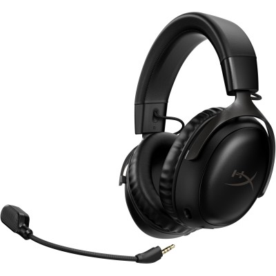 Гарнітура ігрова HyperX Cloud III, WL/USB-A/USB-C, чорний (77Z45AA) Гарнітура ігрова HyperX Cloud III, WL/USB-A/USB-C, чорний (77Z45AA)