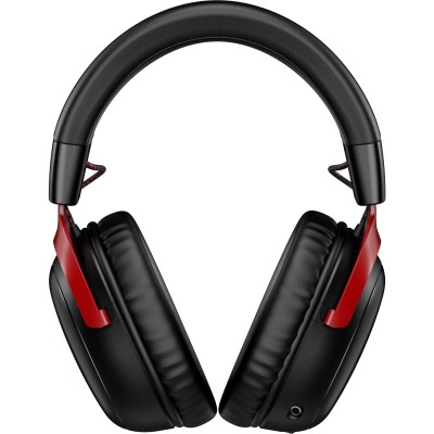 Гарнітура ігрова HyperX Cloud III, WL/USB-A/USB-C, чорно-червоний (77Z46AA) Гарнітура ігрова HyperX Cloud III, WL/USB-A/USB-C, чорно-червоний (77Z46AA)