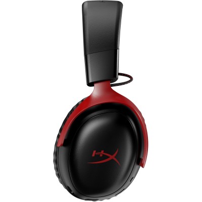 Гарнітура ігрова HyperX Cloud III, WL/USB-A/USB-C, чорно-червоний (77Z46AA) Гарнітура ігрова HyperX Cloud III, WL/USB-A/USB-C, чорно-червоний (77Z46AA)