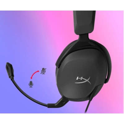 Гарнітура ігрова HyperX Cloud Stinger 2 Core, mini-jack/dual 3.5мм, 2м/0.15м, чорний (683L9AA)