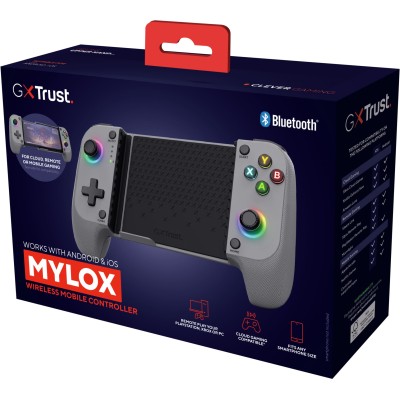 Геймпад Trust GXT 735G Mylox Wireless mobile Gaming Controller, BT, сірий