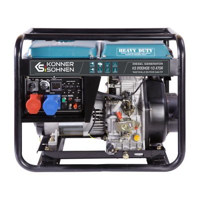 Генератор дизельний Konner&Sohnen KS 8100HDE-1/3 ATSR (EURO V), 230/400В, 5.5/6.0кВт, передстартовий підігрів, вихід ATS, 117кг