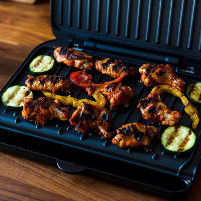 Гриль George Foreman прижимний Fit Grill Medium 1630Вт, темп. режимів-1, пластик, чорний Гриль George Foreman прижимний Fit Grill Medium 1630Вт, темп. режимів-1, пластик, чорний