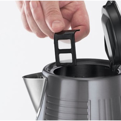 Електрочайник Russell Hobbs Geo Steel, 1.7л, метал, чорний (25240-70)