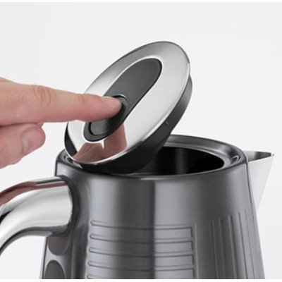 Електрочайник Russell Hobbs Geo Steel, 1.7л, метал, чорний (25240-70)