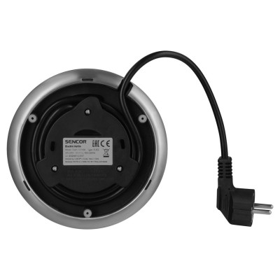 Електрочайник Sencor 1.7л, Strix, LED дисплей, подвійні стінки, сенс. керування, чорний (SWK0951BK)
