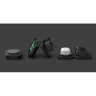 Зарядний пристрій бездротовий Belkin 2в1 15Вт Travel Pad Qi2