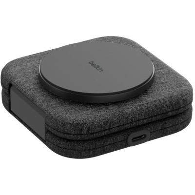 Зарядний пристрій бездротовий Belkin 2в1 15Вт Travel Pad Qi2