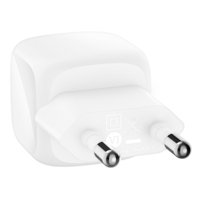 Зарядний пристрій мережевий Belkin 30Вт USB-С PD PPS, білий Зарядний пристрій мережевий Belkin 30Вт USB-С PD PPS, білий