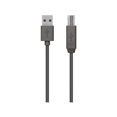 Кабель USB-A > USB-B (AM/BM) заряджання/синхронізації Belkin 3м, чорний (F3U154bt3M) Кабель USB-A > USB-B (AM/BM) заряджання/синхронізації Belkin 3м, чорний (F3U154bt3M)