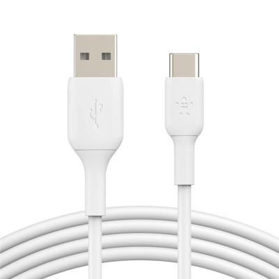 Кабель USB-A > USB-C заряджання/синхронізації Belkin 1м, 15Вт, Type-C, PVC, білий (CAB001BT1MWH) Кабель USB-A > USB-C заряджання/синхронізації Belkin 1м, 15Вт, Type-C, PVC, білий (CAB001BT1MWH)