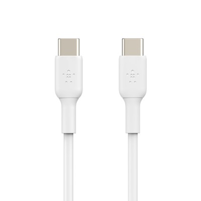 Кабель USB-C > USB-C заряджання/синхронізації Belkin 1м, 60Вт, Type-C, PVC, білий (CAB003BT1MWH) Кабель USB-C > USB-C заряджання/синхронізації Belkin 1м, 60Вт, Type-C, PVC, білий (CAB003BT1MWH)
