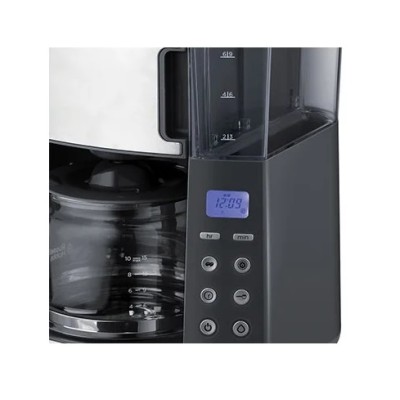 Кавоварка Russell Hobbs крапельна Grind and Brew, 1.25л, мелена, LED-дисплей, чорно-метал (25610-56) Кавоварка Russell Hobbs крапельна Grind and Brew, 1.25л, мелена, LED-дисплей, чорно-метал (25610-56)