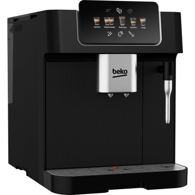 Кавомашина Beko 2.0л, зерно, ручний капучинатор, авторецептів - 5, чорний (CEG7302B)