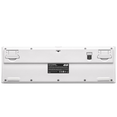 Клавіатура мембранна 2E GAMING KG360 68key, USB-A/WL, EN/UA/RU, RGB, білий (2E-KG360UWT)