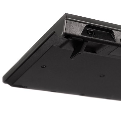 Клавіатура мембранна 2E KS280 120key, WL/BT, EN/UK, silent, чорно-сіра (2E-KS280WBGR_UA)