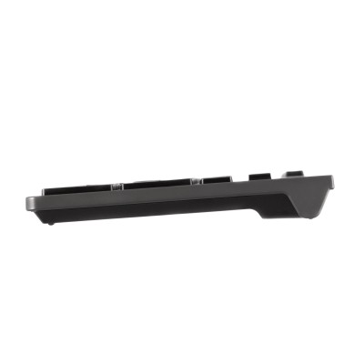 Клавіатура мембранна 2E KS280 120key, WL/BT, EN/UK, silent, чорно-сіра (2E-KS280WBGR_UA)